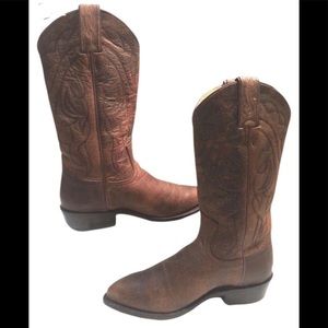 FRYE BROWN BILLY STITCH BOOTS
